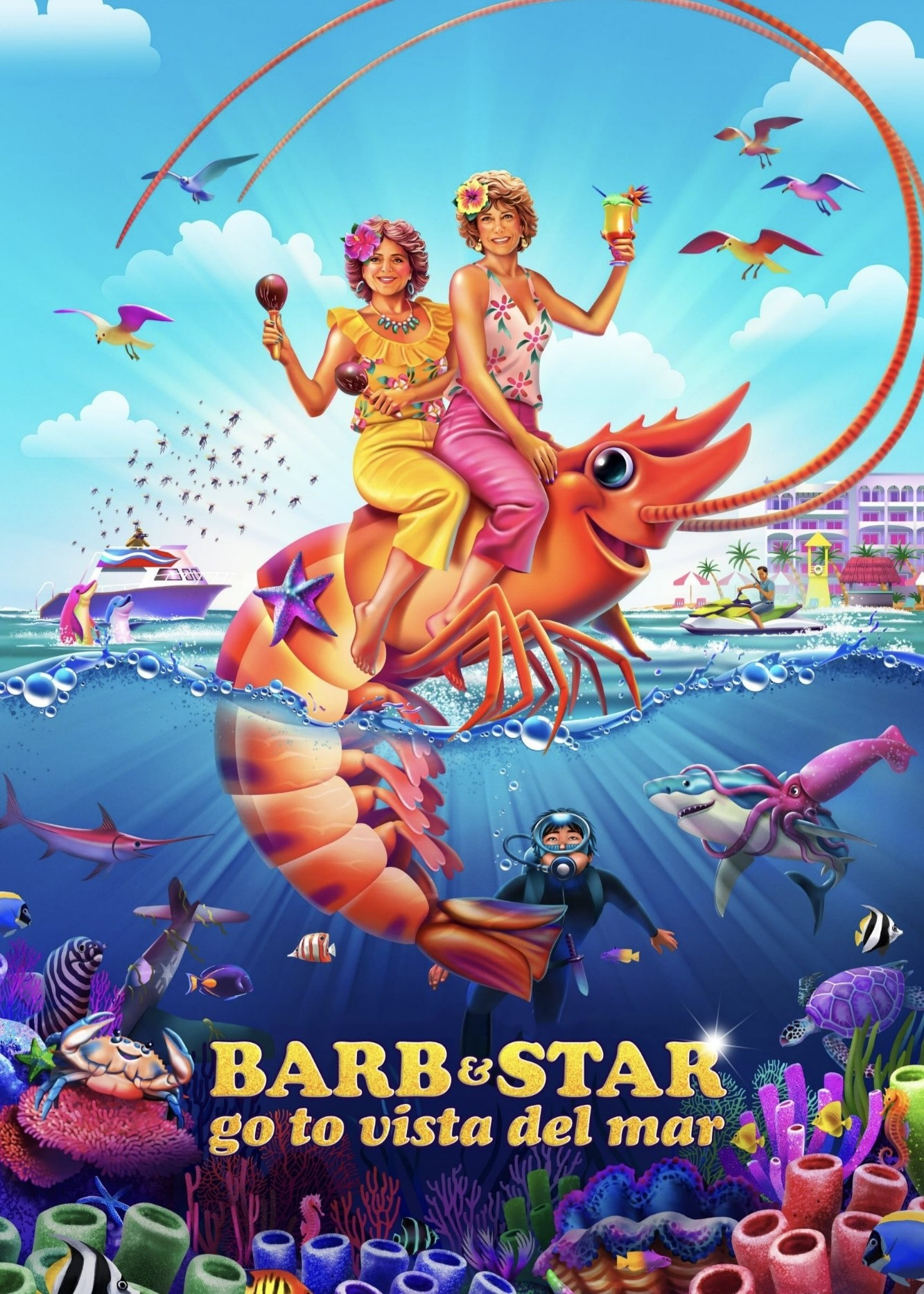 Cuộc Phiêu Lưu Của Barb Và Star: Đường Đến Vista Del Mar 2021